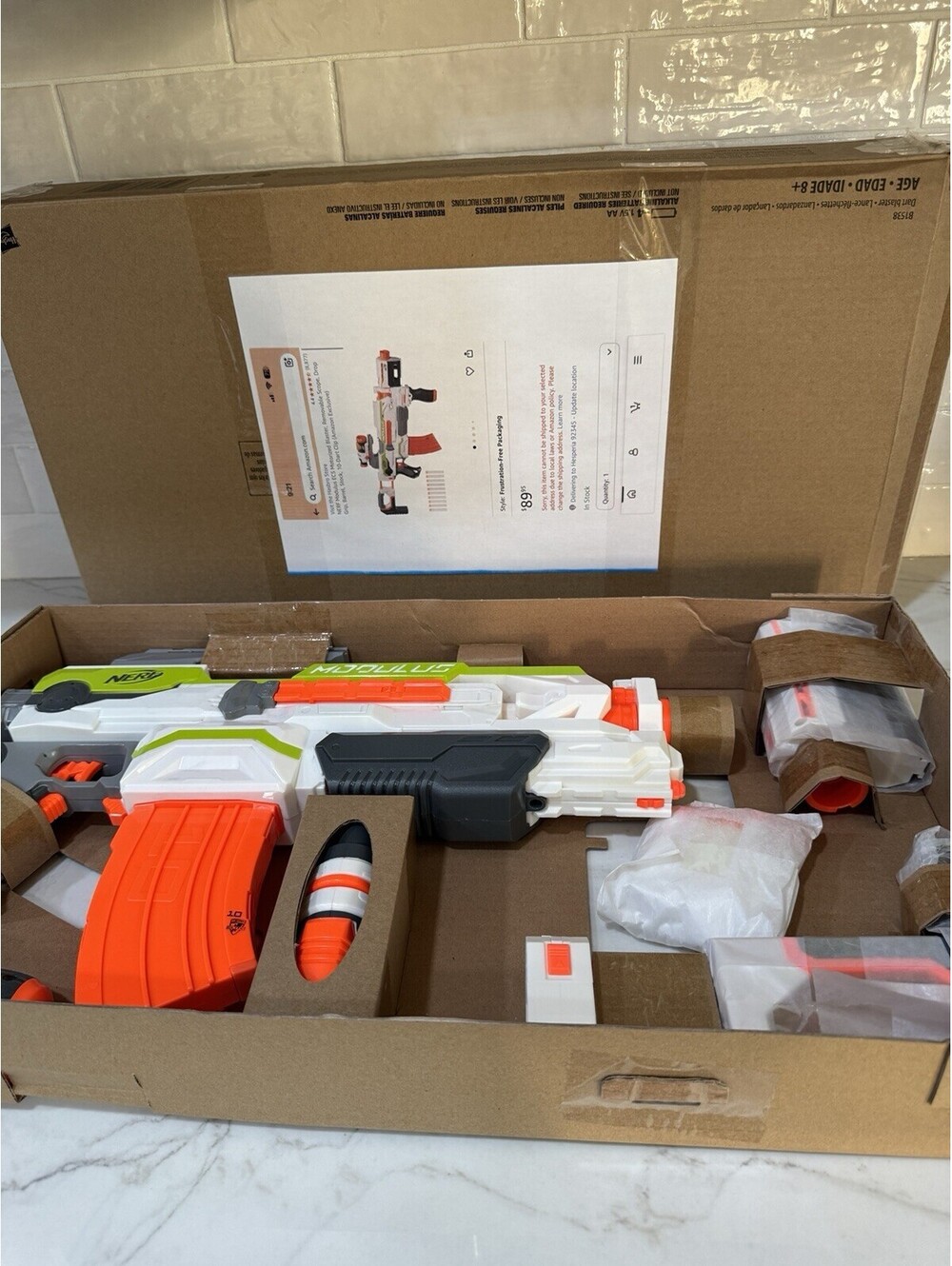 NERF Modulus ECS Motorized Blaster Amazon Exclusive